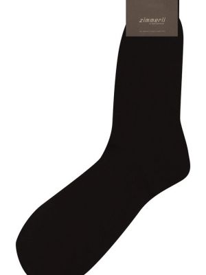 Хлопковые носки Zimmerli коричневые