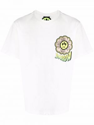 Camiseta con estampado manga corta Barrow blanco