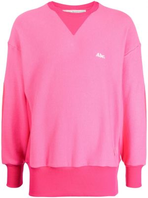 Sweatshirt mit stickerei aus baumwoll mit kristallen Advisory Board Crystals pink