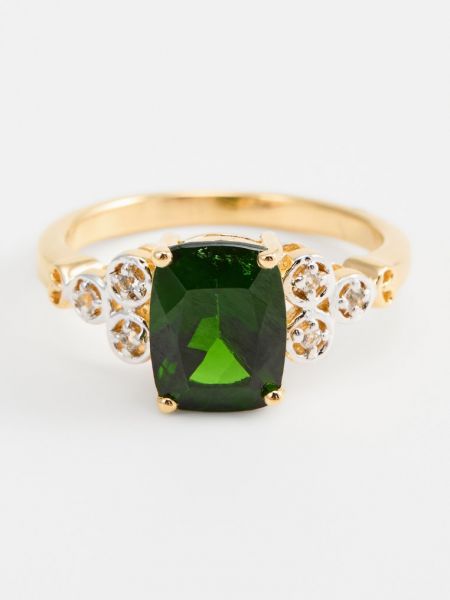 Pierścionek Diamant Exquis zielony