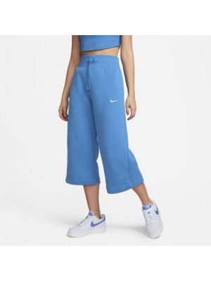 Pantalon 3/4 en coton Nike bleu