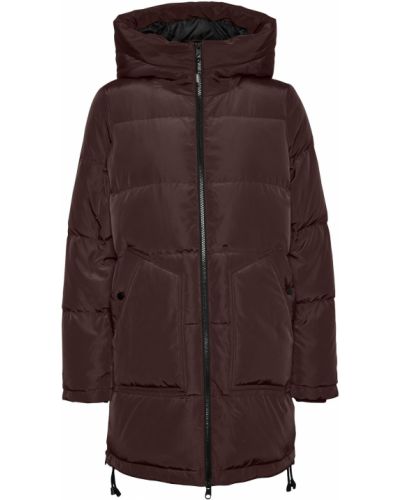 Žieminis paltas Vero Moda Petite ruda