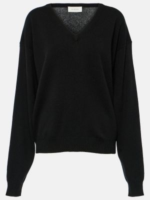 Кашемировый шерстяной свитер Sportmax черный