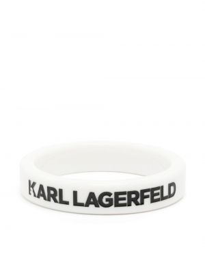 Manschett armband Karl Lagerfeld vit