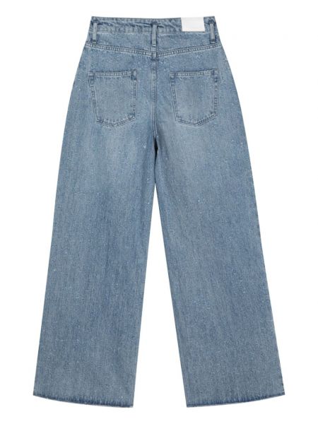 Jeans large Halfboy bleu