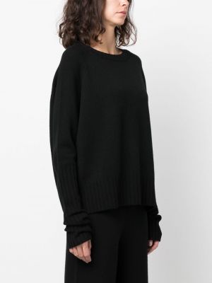 Kašmírový svetr s kulatým výstřihem Wild Cashmere černý