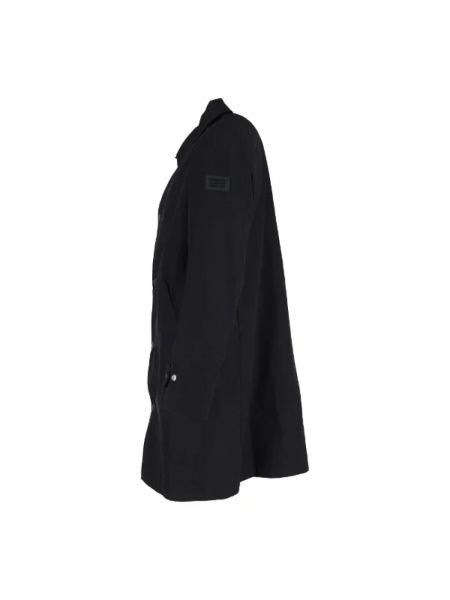 Płaszcz jednorzędowy retro Burberry Vintage czarny