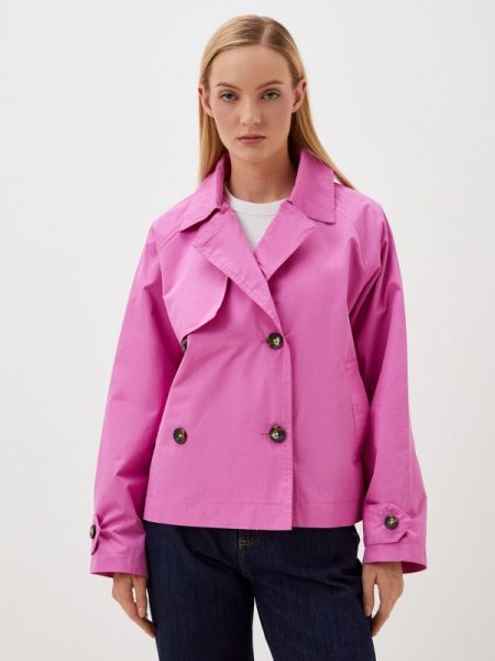 Джинсовая куртка B.young розовая