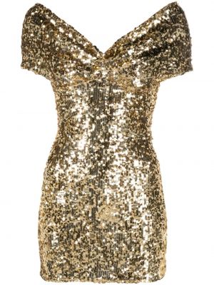 Koktejlkové šaty Atu Body Couture zlatá