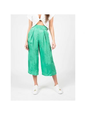 Pantalones de flores con estampado Pinko verde