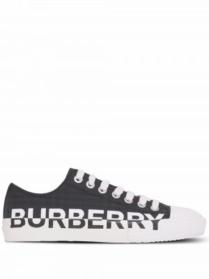 Низкие кроссовки с принтом Burberry