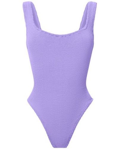 Слитный купальник Hunza G, фиолетовый