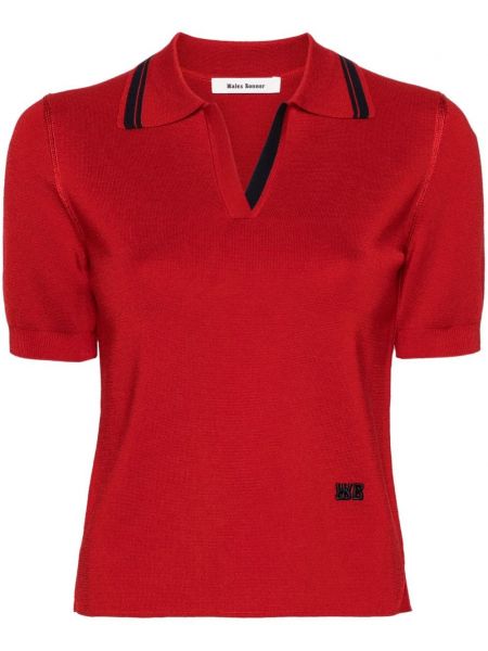 Poloshirt Wales Bonner rød