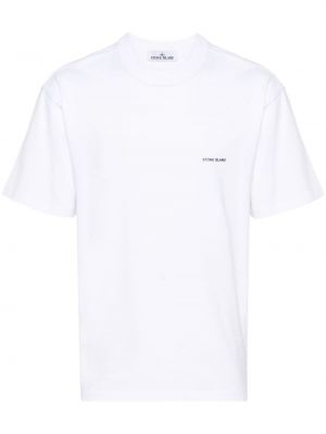 T-shirt aus baumwoll Stone Island weiß