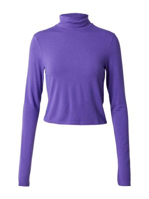 Tričko s dlhými rukávmi United Colors Of Benetton fialová