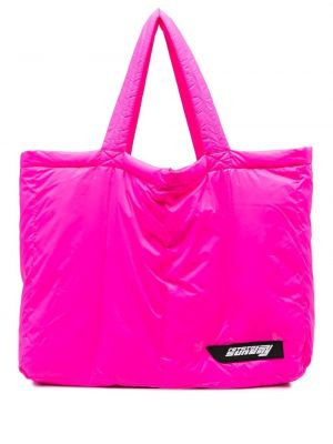 Shopper soma ar apdruku Rotate rozā