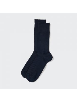 Хлопковые носки Uniqlo синие