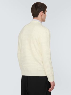 Jersey de lana de tela jersey Givenchy blanco