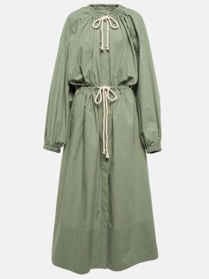 Vestido midi Jil Sander verde