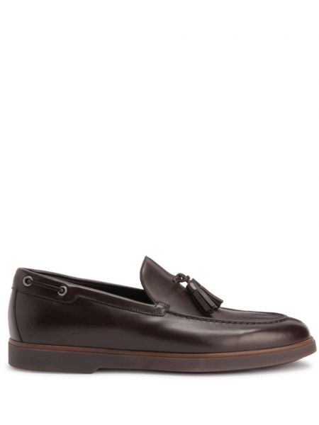 Læder loafers Giuseppe Zanotti brun