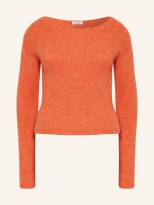 Dzianinowy sweter American Vintage pomarańczowy