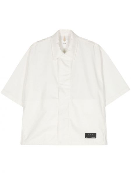 Памучна риза Oamc бяло