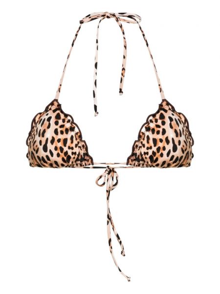 Raštuotas bikinis leopardinis Mc2 Saint Barth ruda