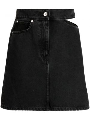 Džínsová sukňa Msgm čierna