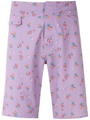 Kratke hlače s cvjetnim printom s printom Amir Slama ljubičasta