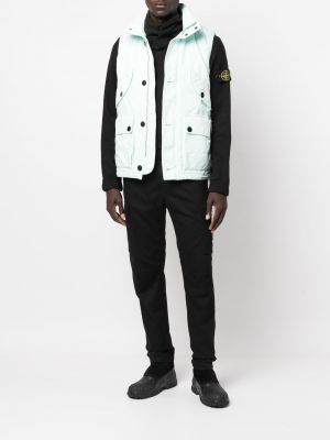 Ned vest Stone Island grønn