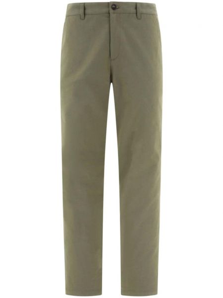 Pantalon droit en coton de style urbain A.p.c. vert