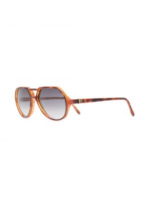Okulary przeciwsłoneczne Yves Saint Laurent Pre-owned brązowe