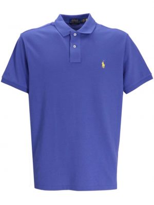 Kokvilnas flīsa polo krekls ar apdruku Polo Ralph Lauren