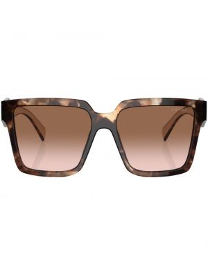 Oversized glasögon Prada Eyewear brun