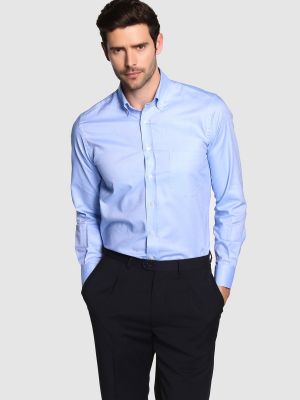 Мужская обычная рубашка Mirto синий