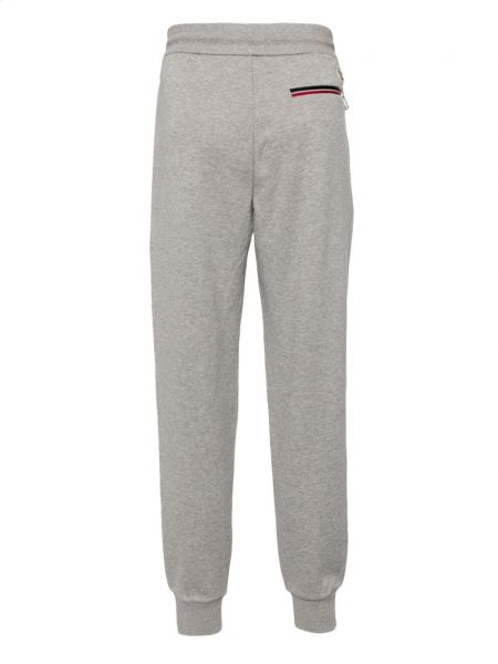 Pantalon en coton à motif mélangé Moncler gris