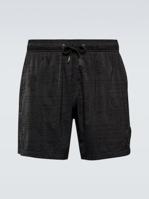 Shorts mit print Berluti schwarz
