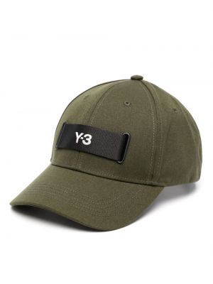 Șapcă cu broderie Y-3 verde