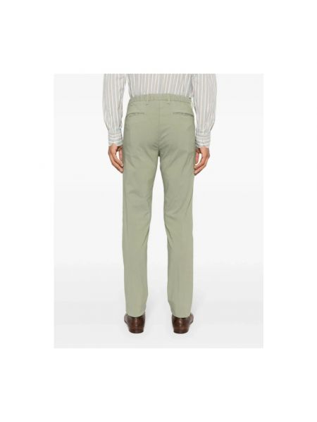 Pantalones chinos de algodón Incotex verde