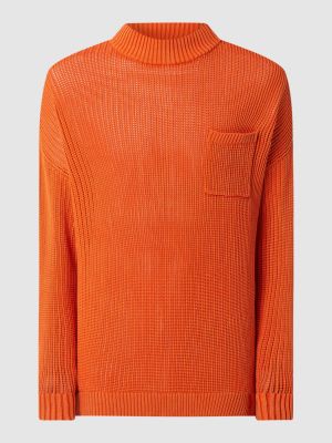 Sweter ze stójką Tigha Pomarańczowy