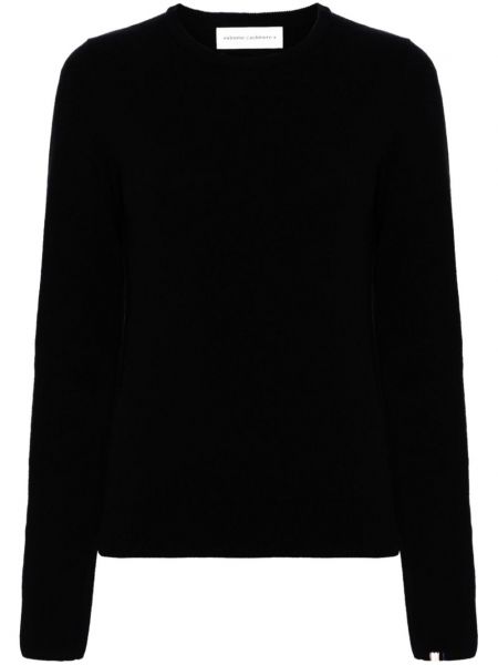 Kashmir striktrøje Extreme Cashmere sort