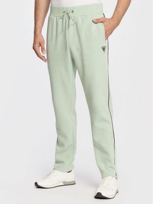 Spodnie sportowe Guess zielone