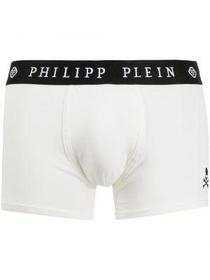 Calcetines con bordado Philipp Plein blanco
