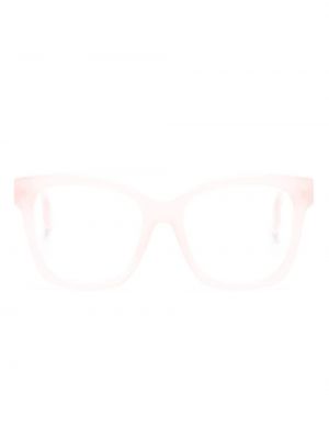 Oversized brýle Burberry Eyewear růžové
