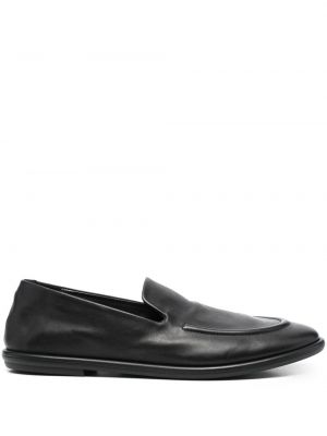 Slip on kožené loafers Officine Creative černé