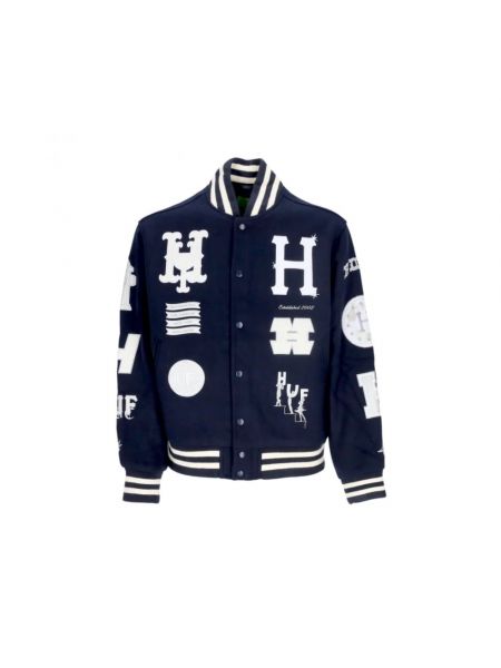 Streetwear hoodie Huf blau