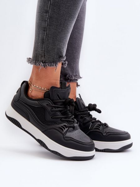 Platform talpú sneakers Kesi fekete