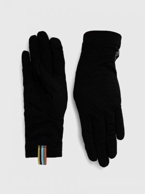 Чорні рукавички з вовни мериноса Smartwool
