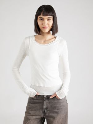 T-shirt a maniche lunghe Bdg Urban Outfitters bianco