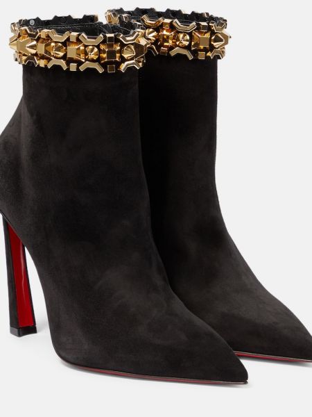 Wildleder ankle boots Christian Louboutin